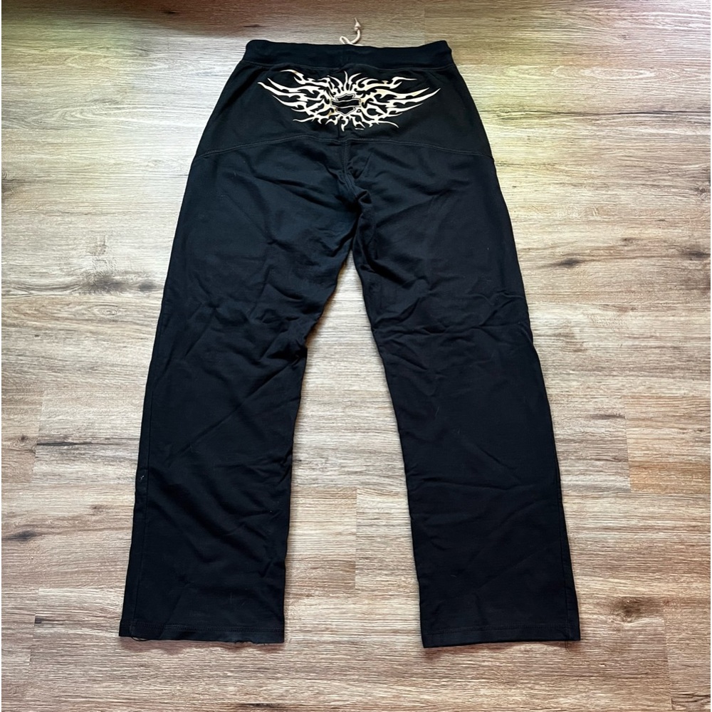Harley Davidson black jogger pants size M